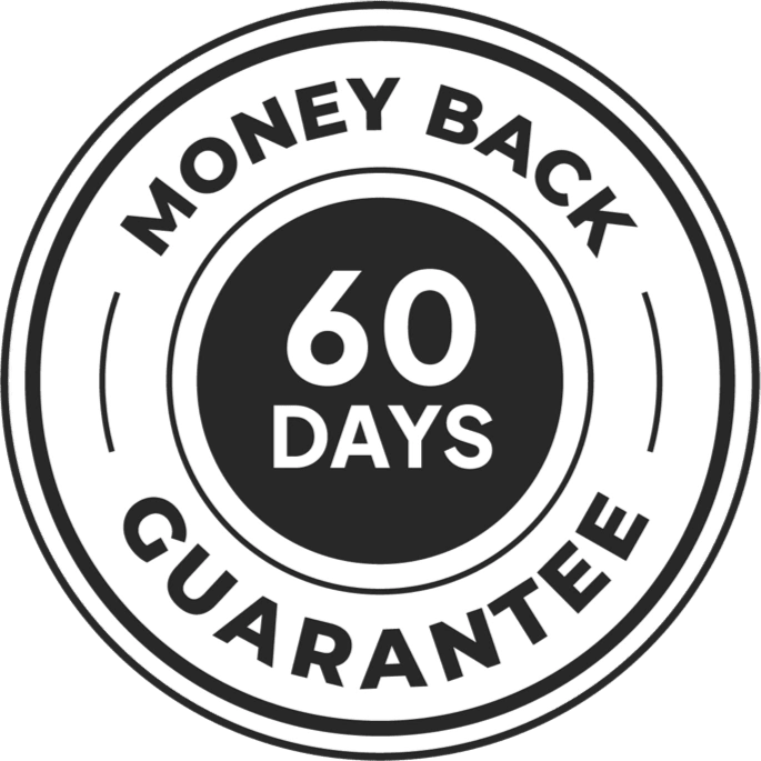 60 day results or refund guarantee seal